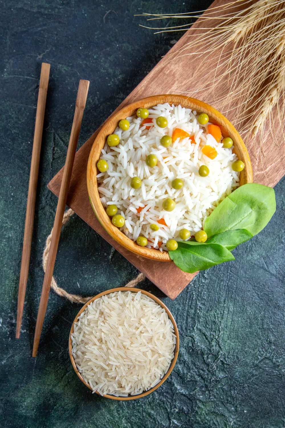 a bowl of rice and vegetables